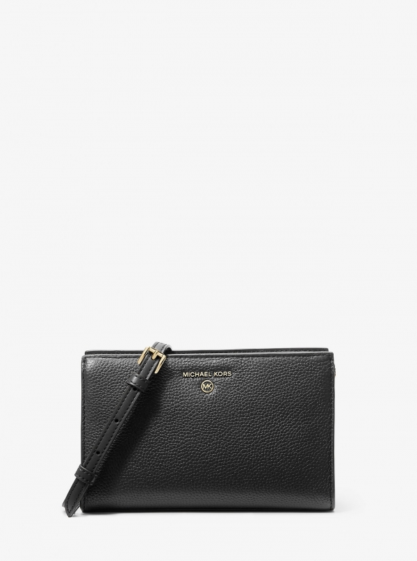 MICHAEL Michael Kors Valerie Medium Pebbled Leather Crossbody Bag