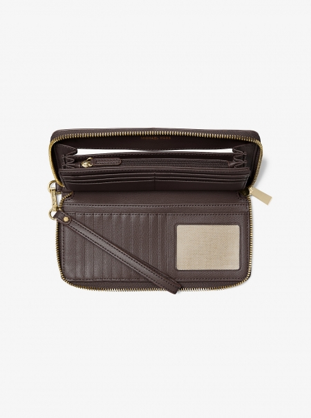 MICHAEL Michael Kors Jet Set Travel Large Leather Continental Wallet