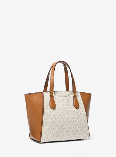 MICHAEL Michael Kors Taryn Small Signature Logo and Leather Convertible Crossbody Bag