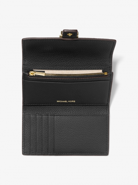 MICHAEL Michael Kors Nolita Medium Pebbled Leather Tri-Fold Wallet
