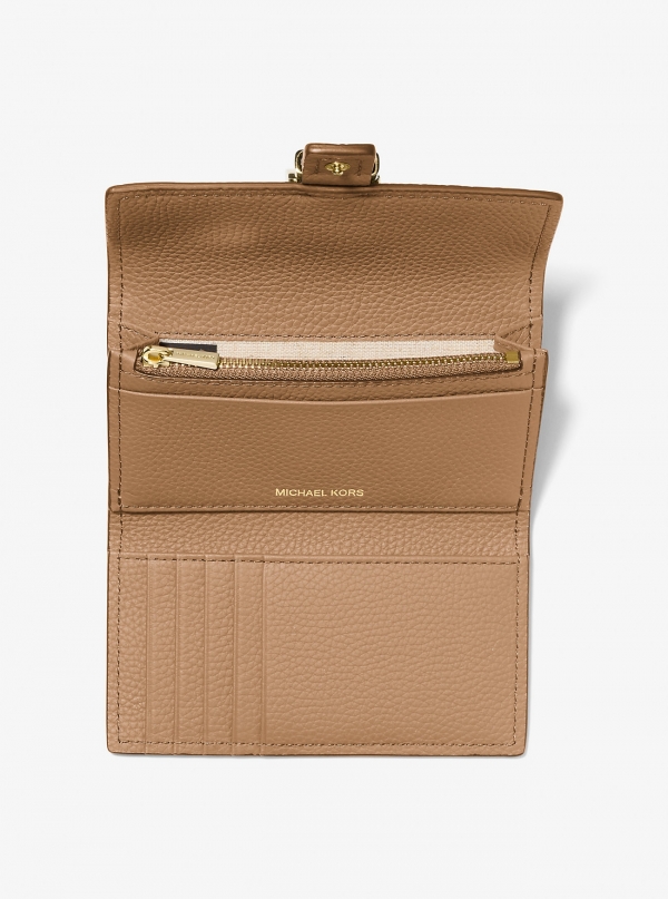 MICHAEL Michael Kors Nolita Medium Pebbled Leather Tri-Fold Wallet