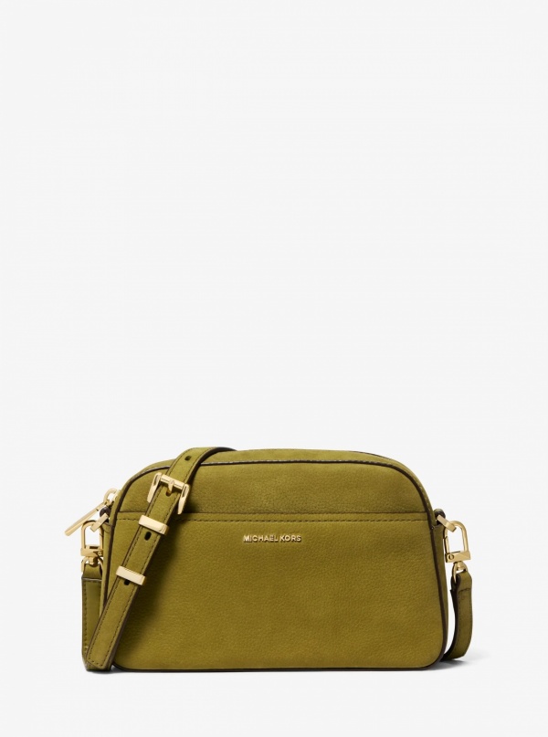 MICHAEL Michael Kors Jet Set Small Nubuck Camera Crossbody