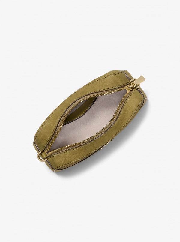 MICHAEL Michael Kors Jet Set Small Nubuck Camera Crossbody