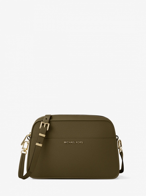 Michael Kors Jet Set Small Leather Camera Crossbody Bag