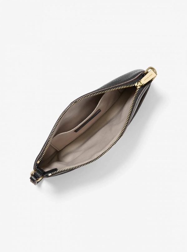 Michael Kors Jet Set Medium Pebbled Leather Wristlet