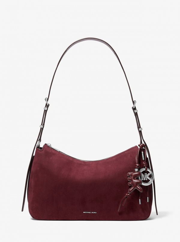 Michael Kors Puffy Logo Leather Bag Charm