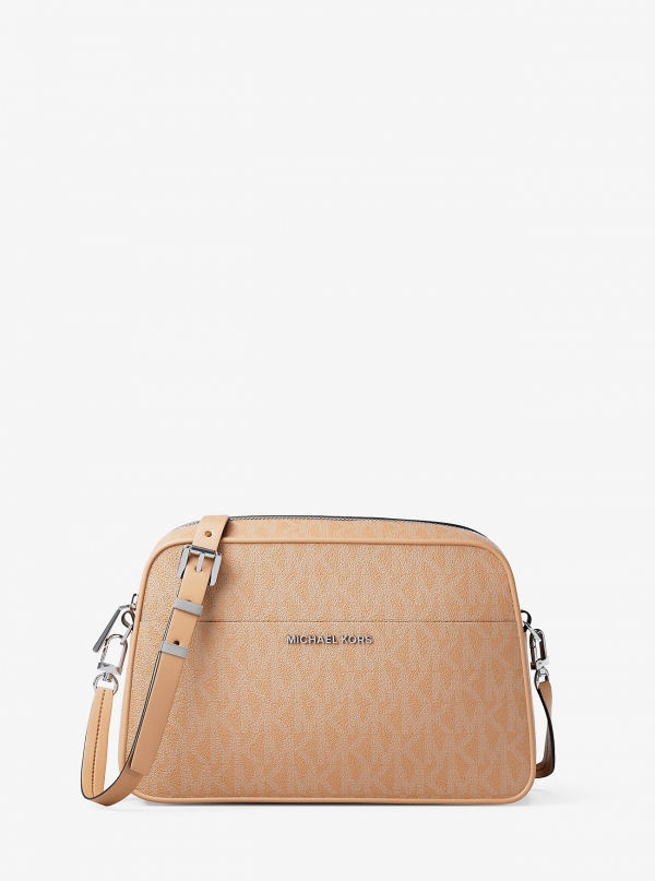 MICHAEL Michael Kors Jet Set Small Signature Logo Camera Crossbody Bag
