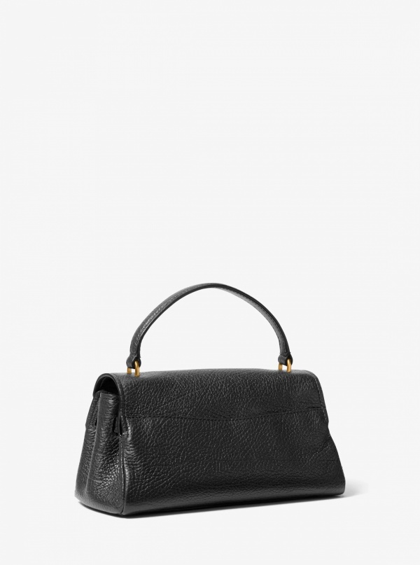 Michael Kors Hamilton Moderne Extra-Small Textured Leather Slouchy Crossbody Bag