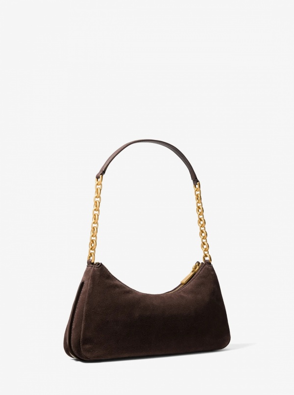 Michael Kors Nolita Medium Hand-Woven Leather Chain Pochette