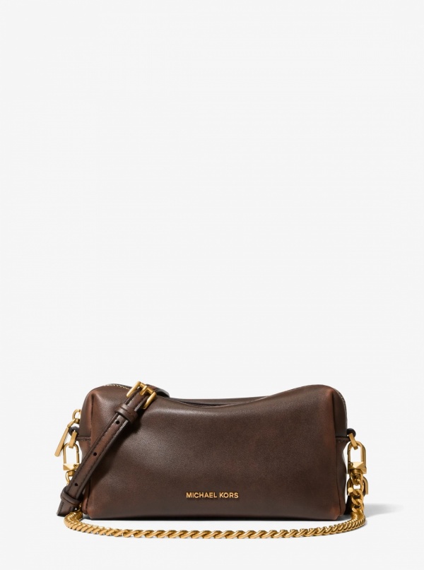 Michael Kors Bryant Small Leather Convertible Crossbody Bag