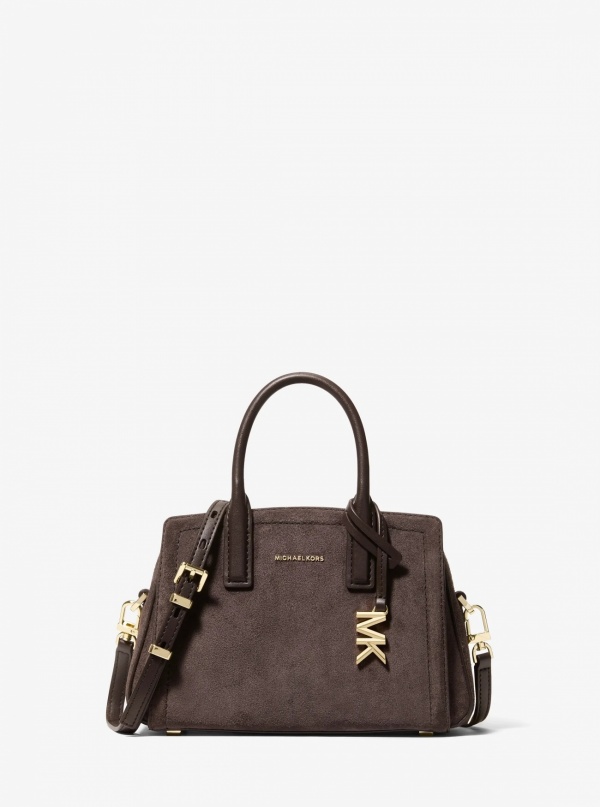 Michael Kors Laila Extra-Small Suede Convertible Crossbody Bag