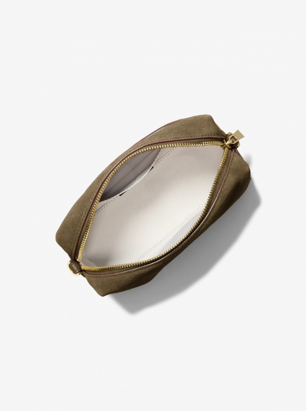 Michael Kors Bryant Small Suede Convertible Crossbody Bag