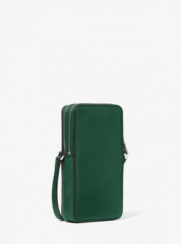Michael Kors Jet Set Small Leather Smartphone Crossbody Bag