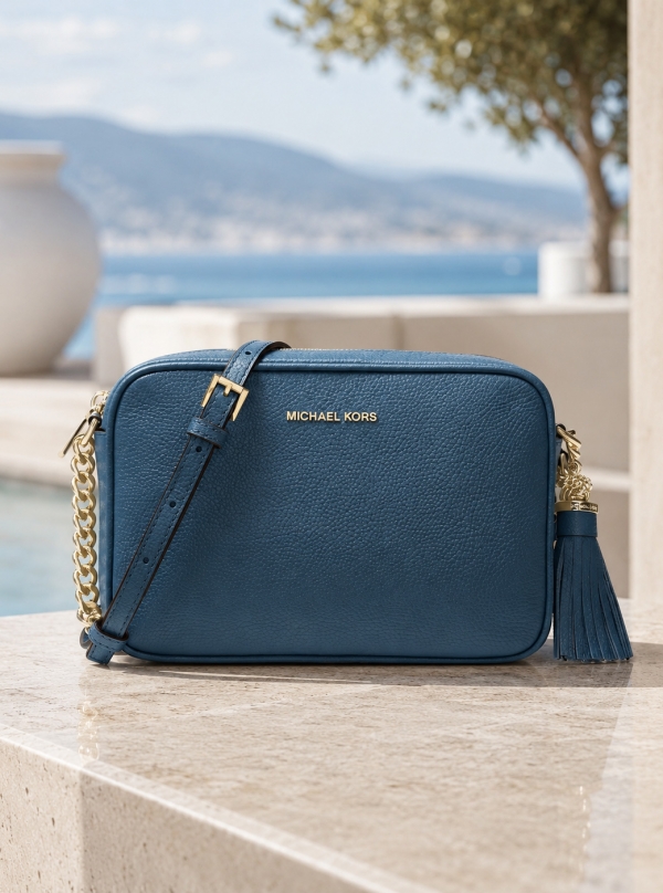 MICHAEL Michael Kors Ginny Leather Crossbody Bag