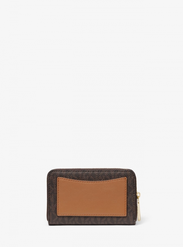 MICHAEL Michael Kors Small Logo and Leather Wallet