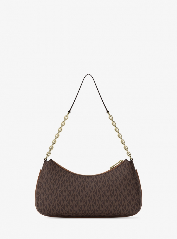 MICHAEL Michael Kors Nolita Medium Signature Logo Chain Pochette