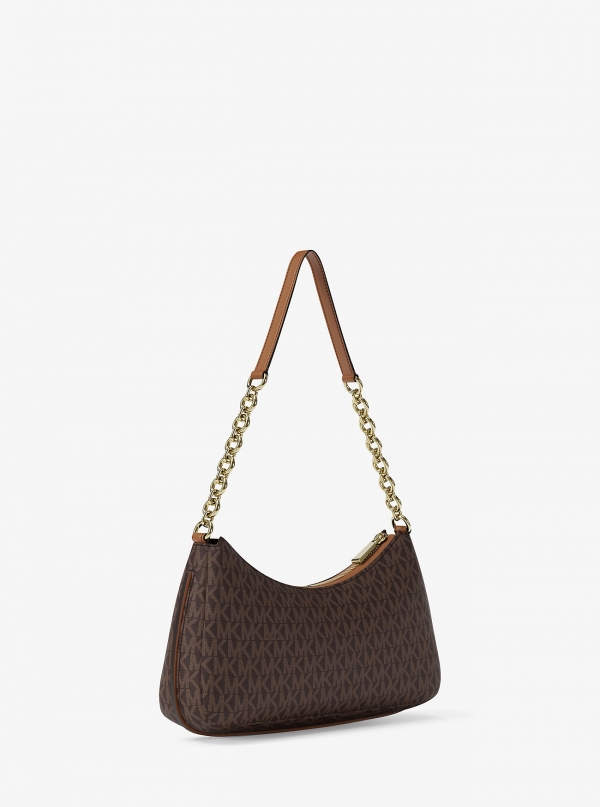 MICHAEL Michael Kors Nolita Medium Signature Logo Chain Pochette