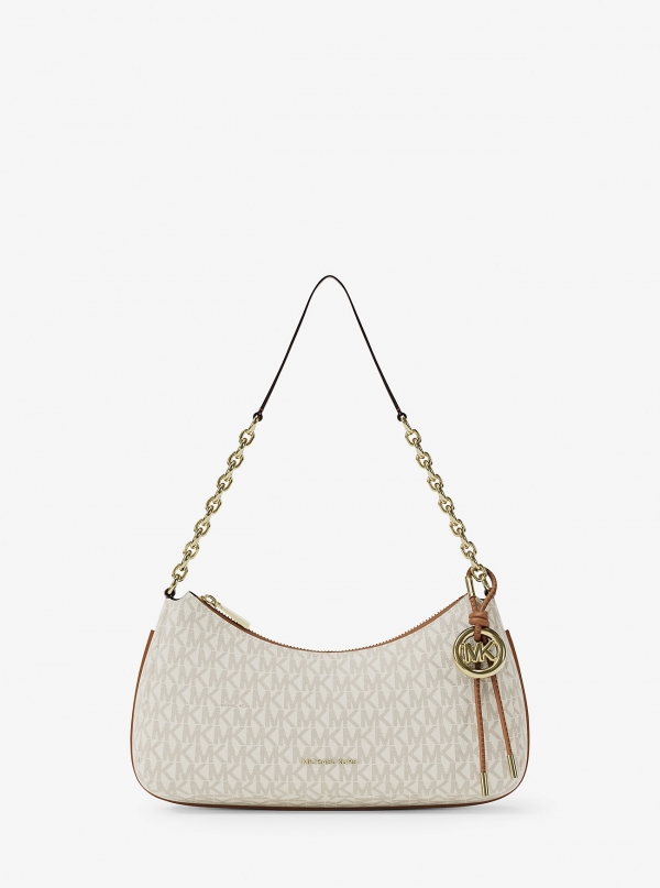 MICHAEL Michael Kors Nolita Medium Signature Logo Chain Pochette