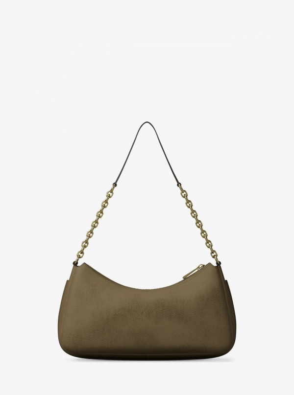 Michael Kors Nolita Medium Nubuck Chain Pochette