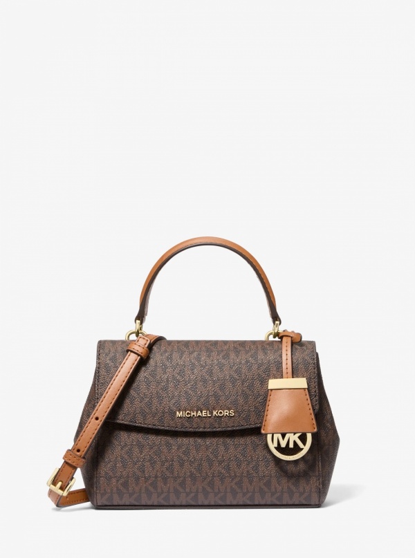 Ava Extra-Small Signature Logo Crossbody Bag