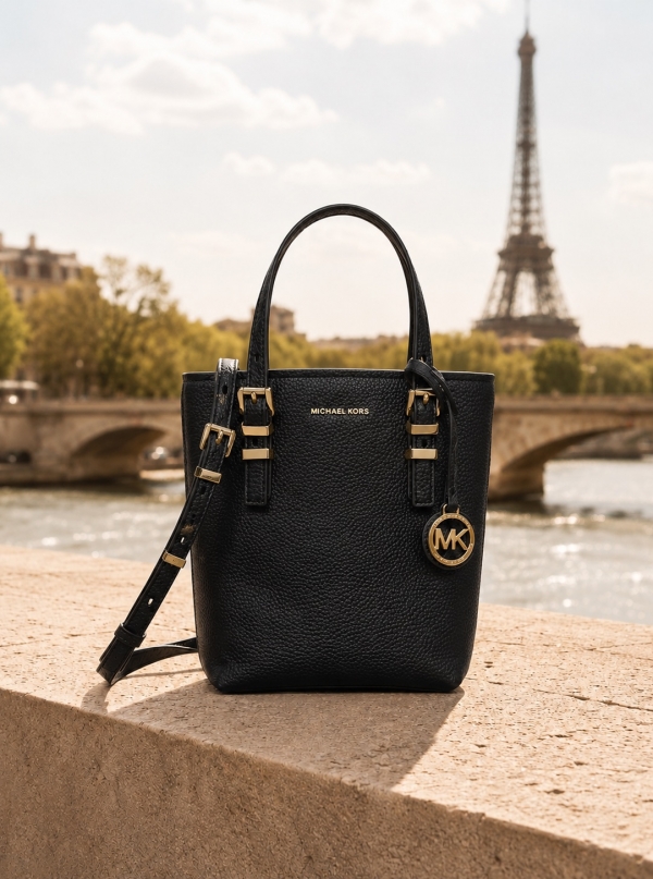 MICHAEL Michael Kors Quinn Extra-Small Pebbled Leather Tote Bag