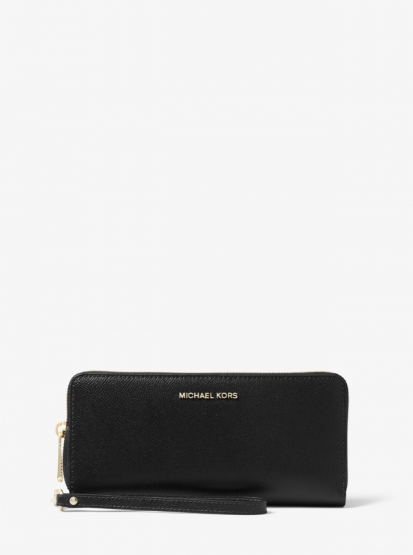 MICHAEL Michael Kors Leather Continental Wristlet