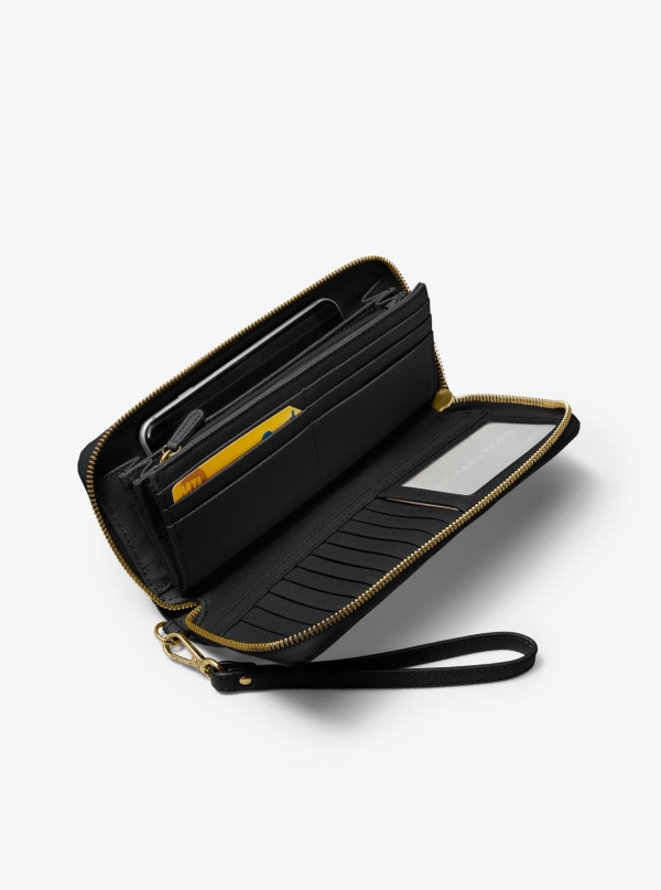 MICHAEL Michael Kors Leather Continental Wristlet