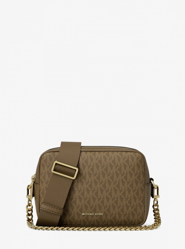 Michael Kors Bryant Medium Signature Logo Camera Crossbody Bag