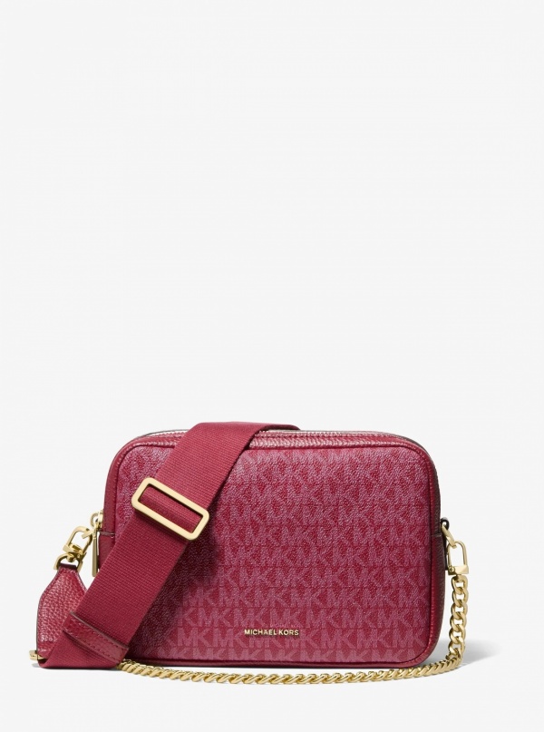Michael Kors Bryant Medium Signature Logo Camera Crossbody Bag