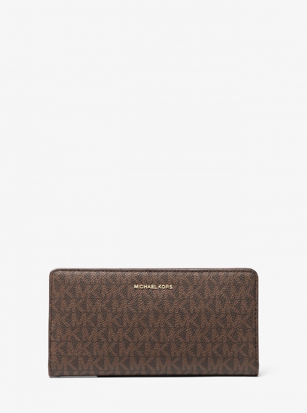 Michael Kors Bryant Large Signature Logo Snap-Front Wallet