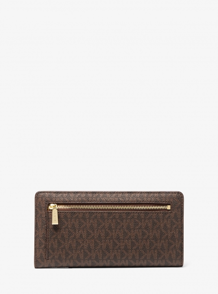 MICHAEL Michael Kors Bryant Large Signature Logo Snap-Front Wallet