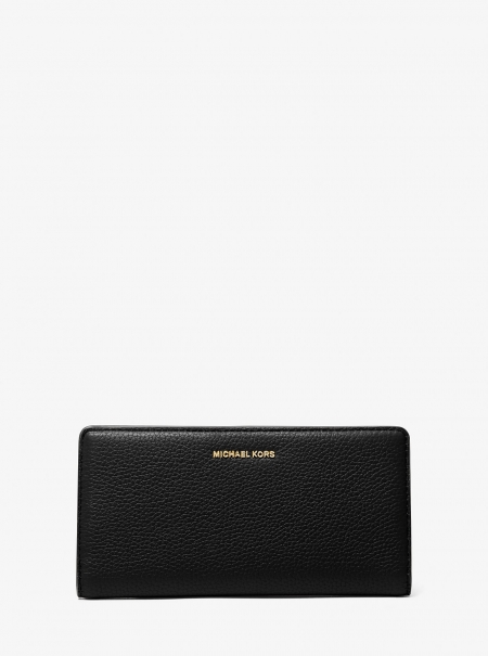 MICHAEL Michael Kors Bryant Large Pebbled Leather Snap-Front Wallet