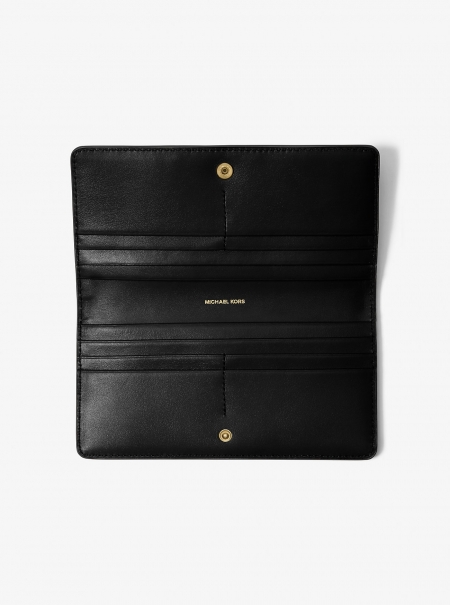 MICHAEL Michael Kors Bryant Large Pebbled Leather Snap-Front Wallet