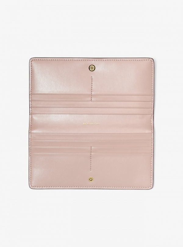 Michael Kors Bryant Large Pebbled Leather Snap-Front Wallet