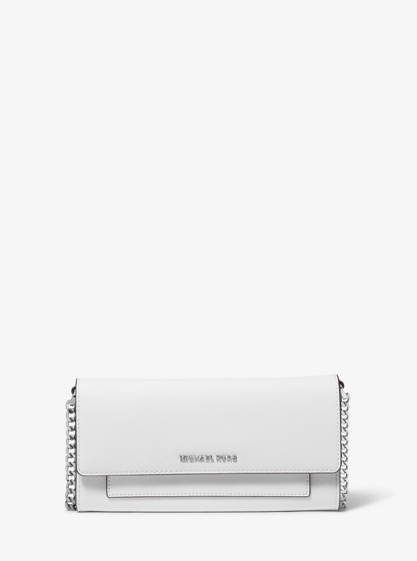 Michael Kors Jet Set Medium Saffiano Leather 2-in-1 Convertible Crossbody Bag