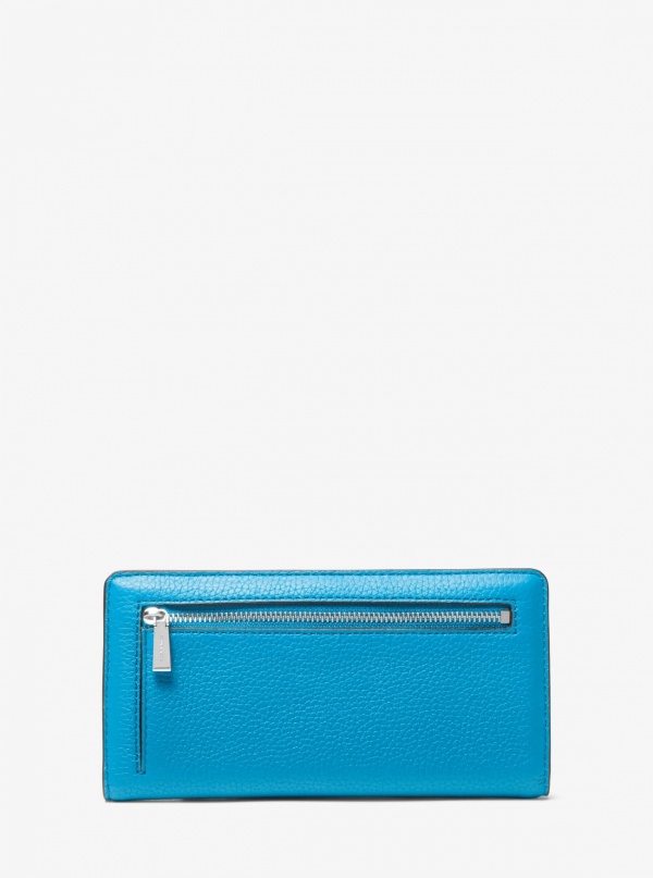Michael Kors Bryant Large Pebbled Leather Snap-Front Wallet