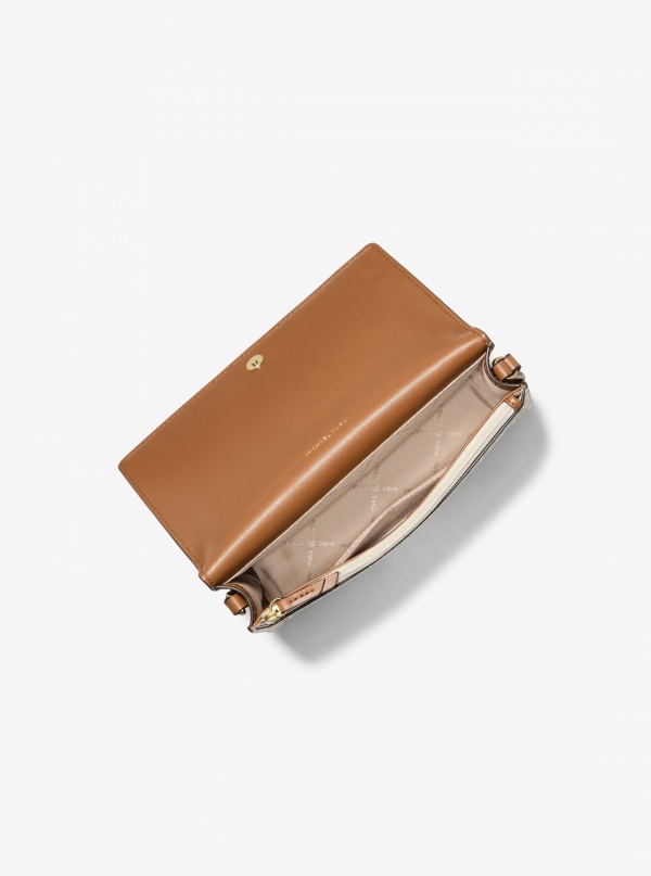 Michael Kors Marlowe Medium Signature Logo Crossbody Bag