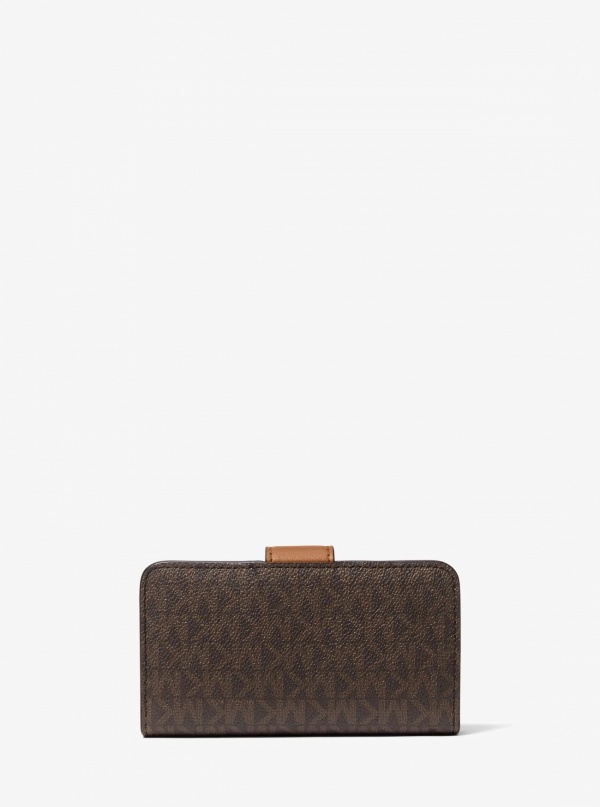 Michael Kors MK Pop Charm Medium Signature Logo Wallet