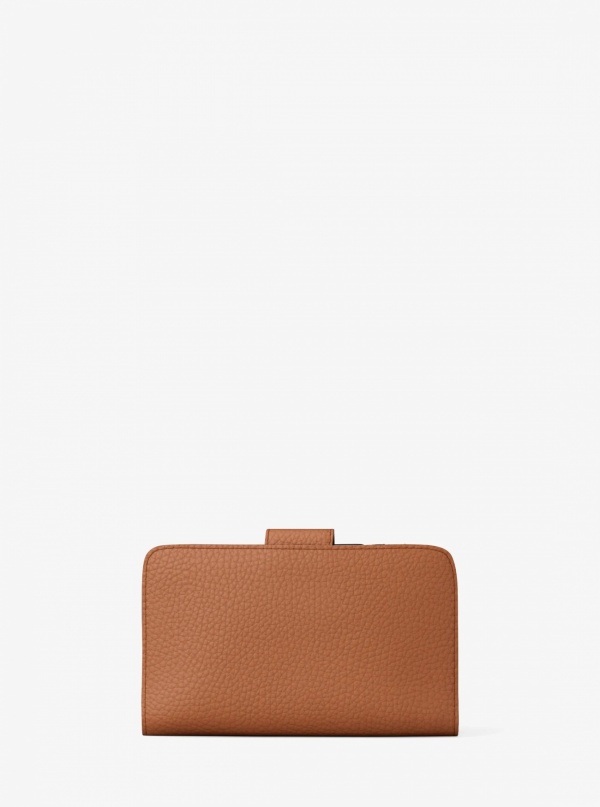 Michael Kors MK Pop Charm Medium Pebbled Leather Wallet
