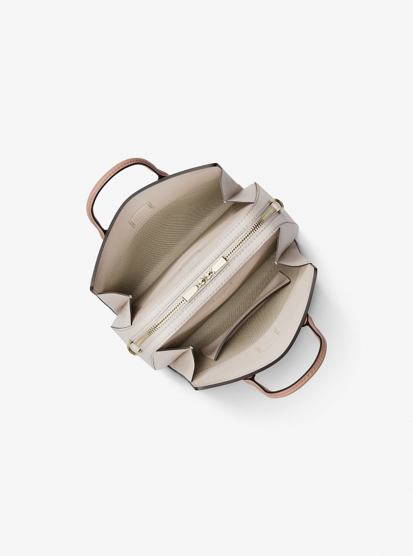 MICHAEL Michael Kors Laila Extra-Small Color-Block Leather Crossbody Bag