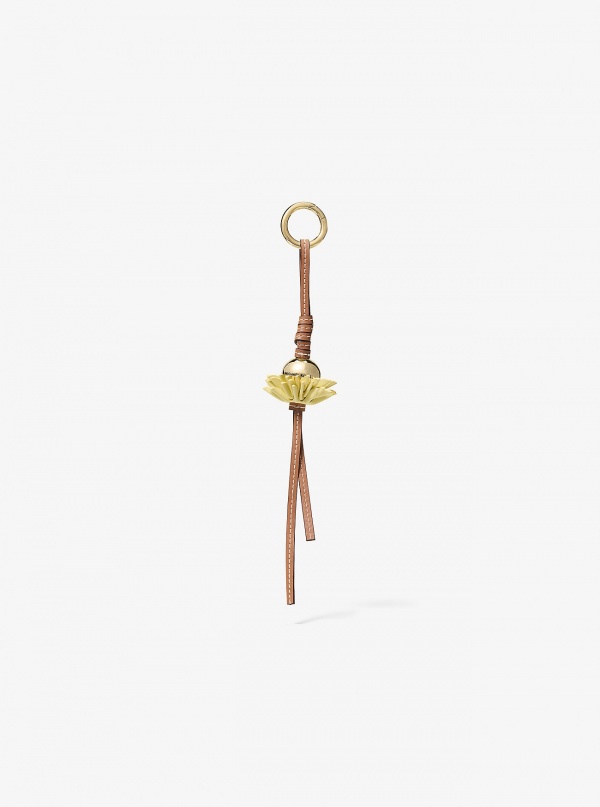 Michael Kors Leather Flower Bag Charm