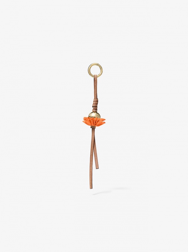 Michael Kors Leather Flower Bag Charm