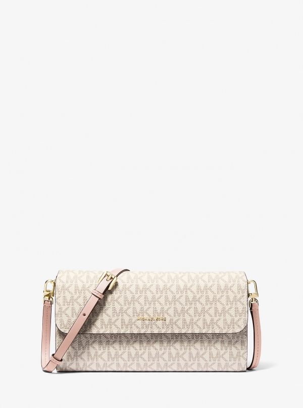 MICHAEL Michael Kors Jet Set Small Signature Logo Smartphone Crossbody Bag