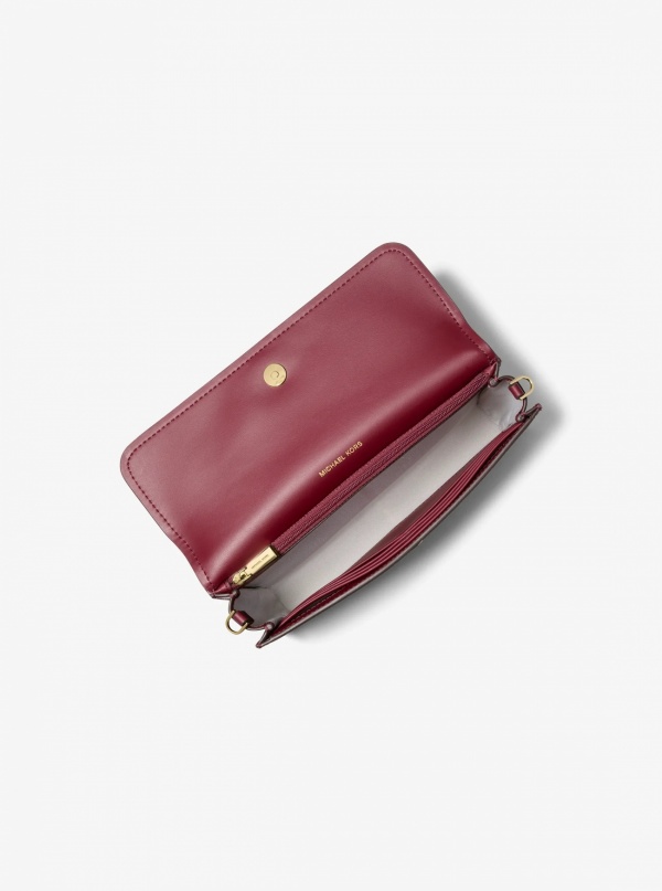 Michael Kors Jet Set Small Signature Logo Convertible Crossbody Bag