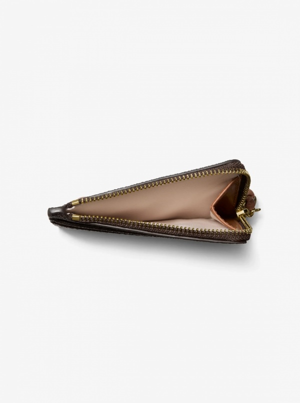 Michael Kors Jet Set Small Signature Logo Card Case Wristlet