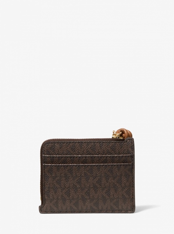 Michael Kors Jet Set Small Signature Logo Card Case Wristlet