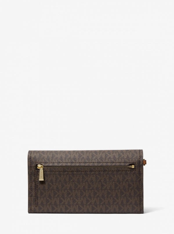 Michael Kors Jet Set Medium Signature Logo Smartphone Wristlet