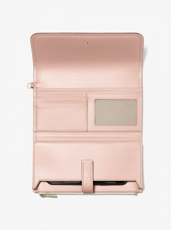 Michael Kors Jet Set Medium Signature Logo Smartphone Wristlet
