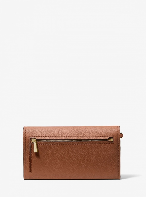 Michael Kors Jet Set Medium Pebbled Leather Smartphone Wristlet