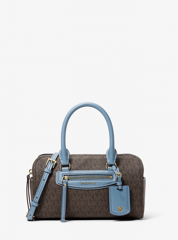 MICHAEL Michael Kors Jet Set Travel Extra-Small Signature Logo Duffel Crossbody Bag